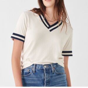Faherty Cloud Cotton Retro Rib T Shirt